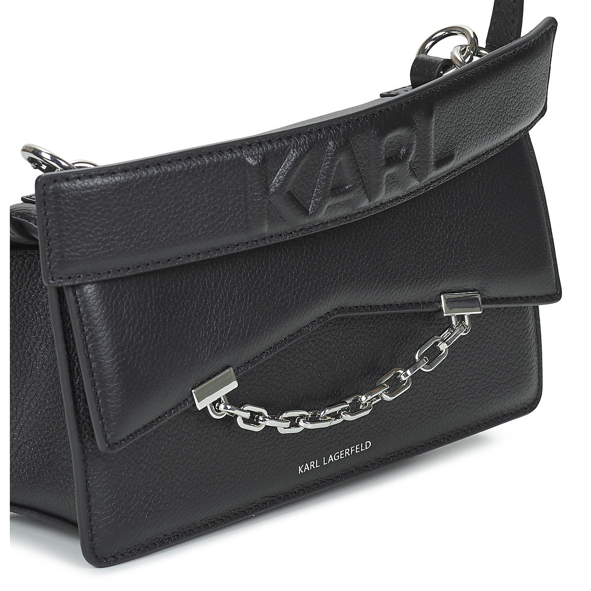 Borsa a tracolla Donna Karl Lagerfeld K/SEVEN GRAINY CROSSBODY Nero