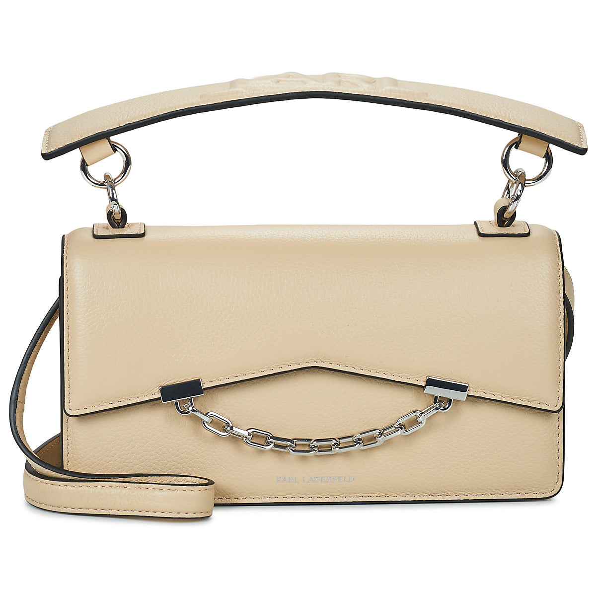 Borsa a tracolla Donna Karl Lagerfeld K/SEVEN GRAINY CROSSBODY Beige