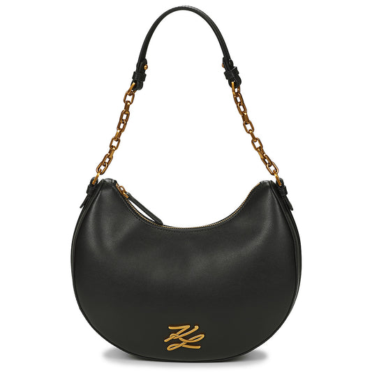 Borsa a spalla Donna Karl Lagerfeld K/AUTOGRAPH MOON SHOULDER BAG Nero