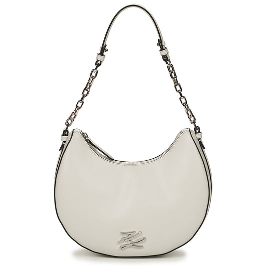 Borsa a spalla Donna Karl Lagerfeld K/AUTOGRAPH MOON SHOULDER BAG Bianco
