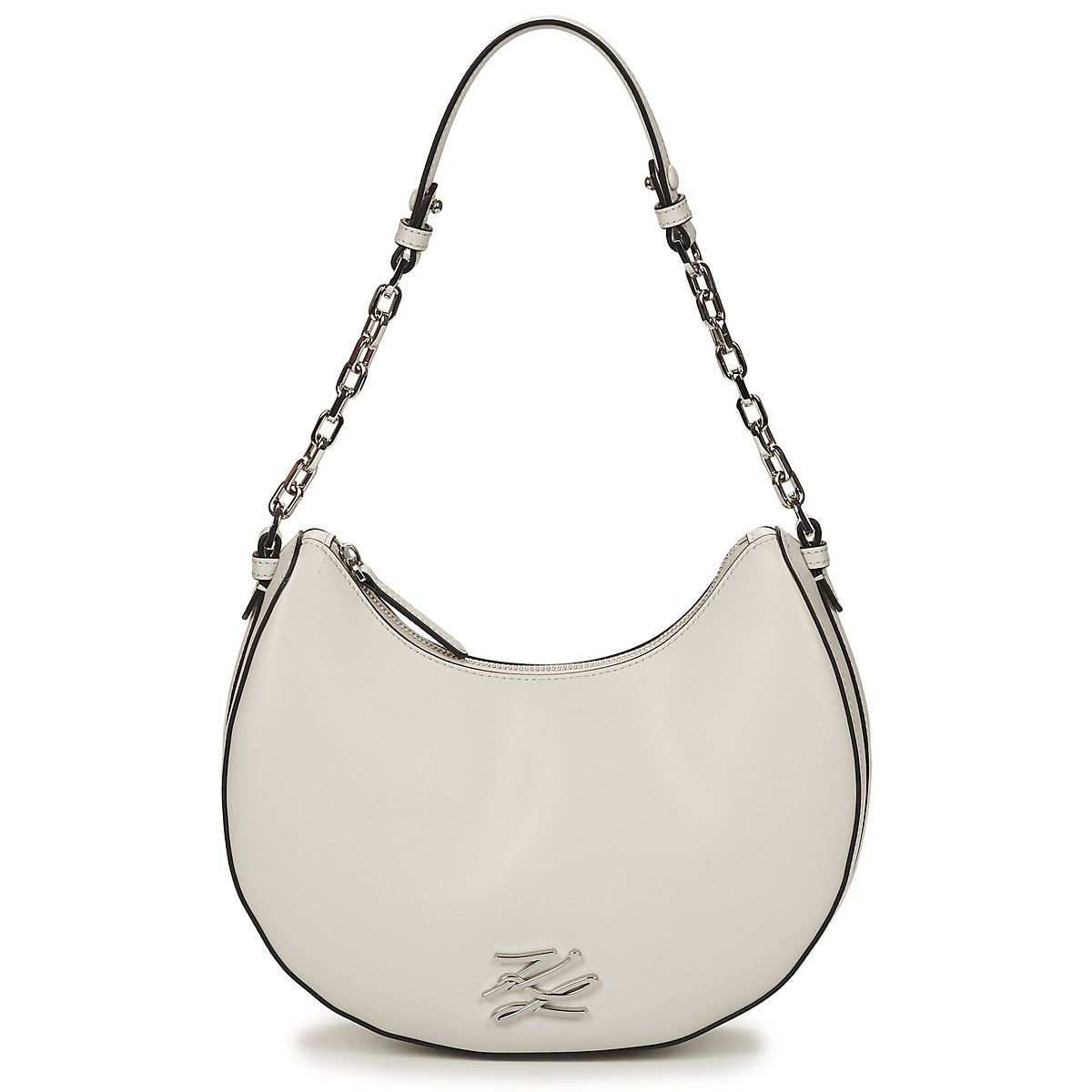 Borsa a spalla Donna Karl Lagerfeld  K/AUTOGRAPH MOON SHOULDER BAG  Bianco