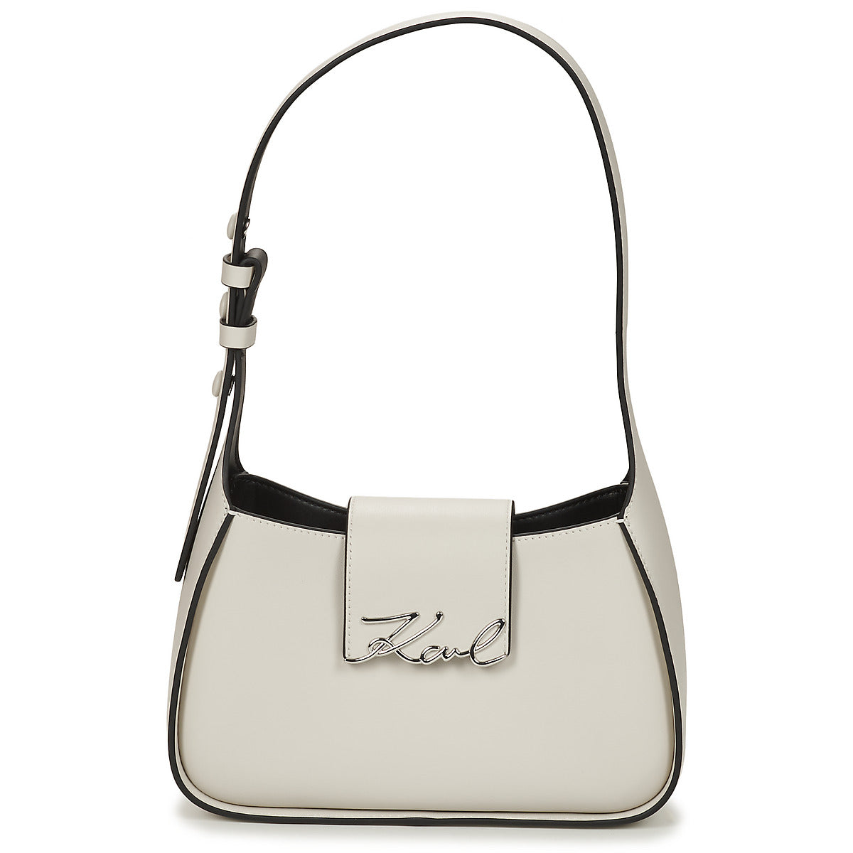 Borsa a spalla Donna Karl Lagerfeld K/SIGNATURE SM SHOULDER BAG Bianco
