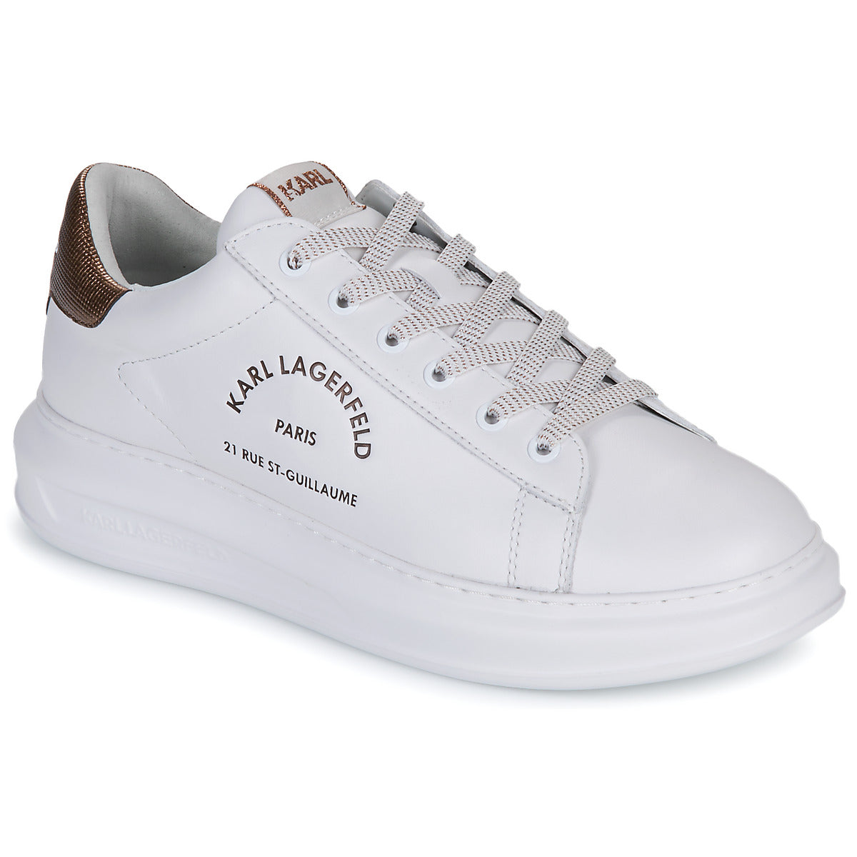 Sneakers Uomo Karl Lagerfeld KAPRI MENS Maison Karl Lace Bianco