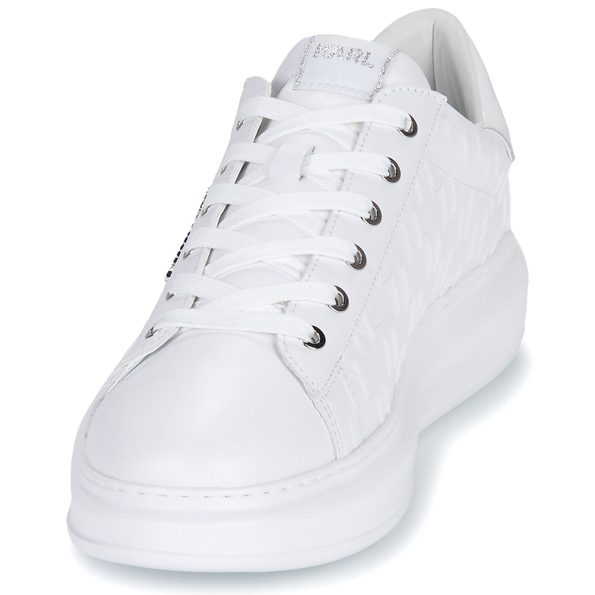Sneakers Uomo Karl Lagerfeld  KAPRI MENS Monogram Emboss Lo  Bianco