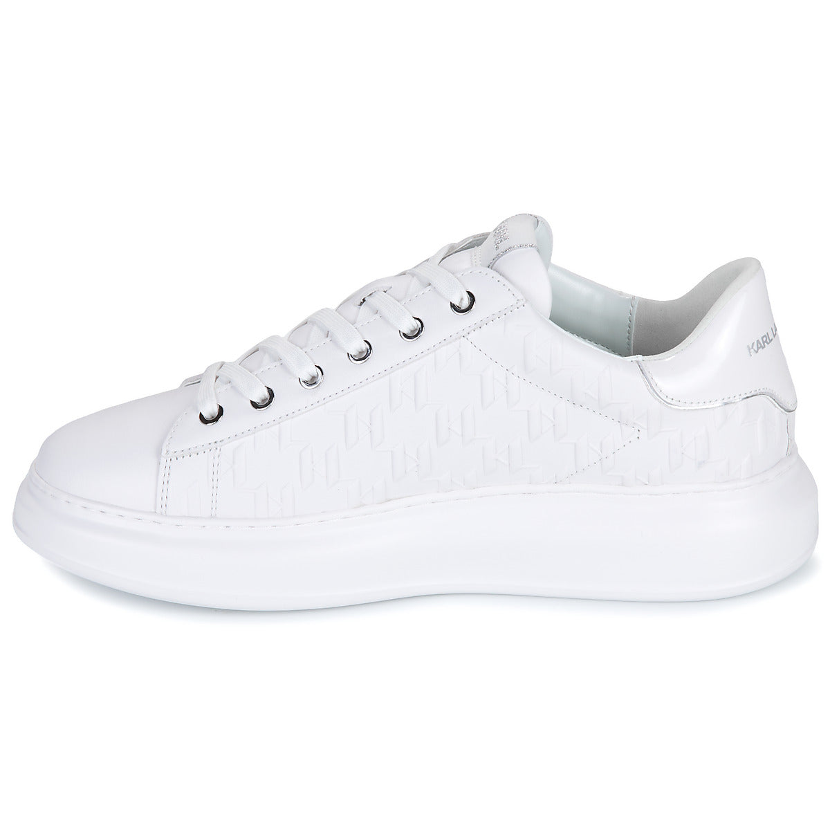 Sneakers Uomo Karl Lagerfeld  KAPRI MENS Monogram Emboss Lo  Bianco