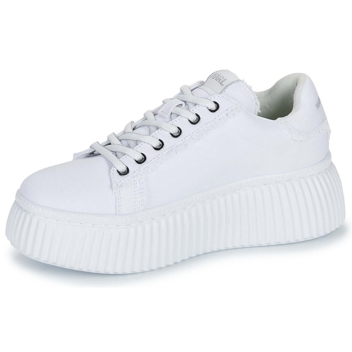 Sneakers basse Donna Karl Lagerfeld KREEPER LO Signia Mix Lo Lace Bianco