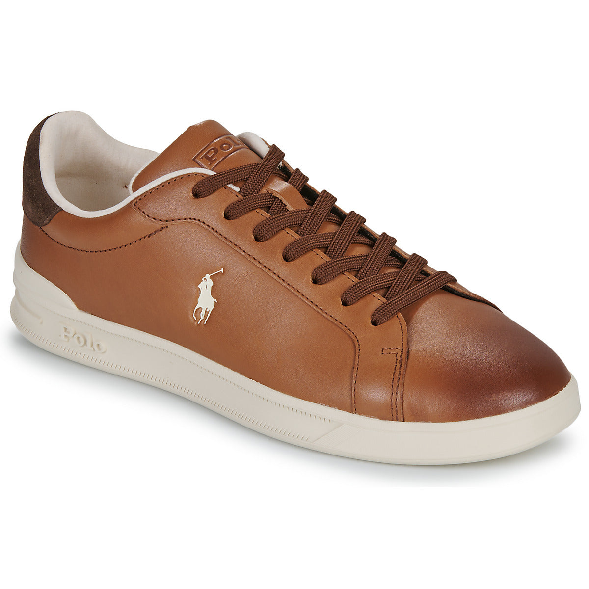 Sneakers Uomo Polo Ralph Lauren  HERITAGE COURT  Marrone
