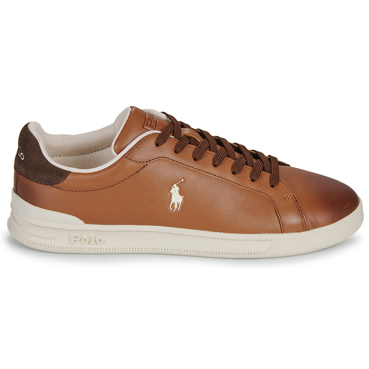 Sneakers Uomo Polo Ralph Lauren  HERITAGE COURT  Marrone