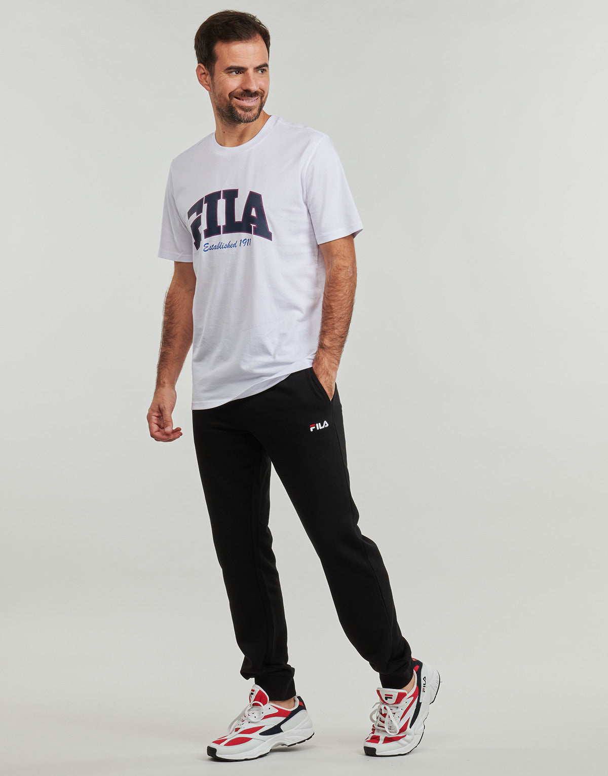 Pantaloni Sportivi Uomo Fila LUNIGO Nero