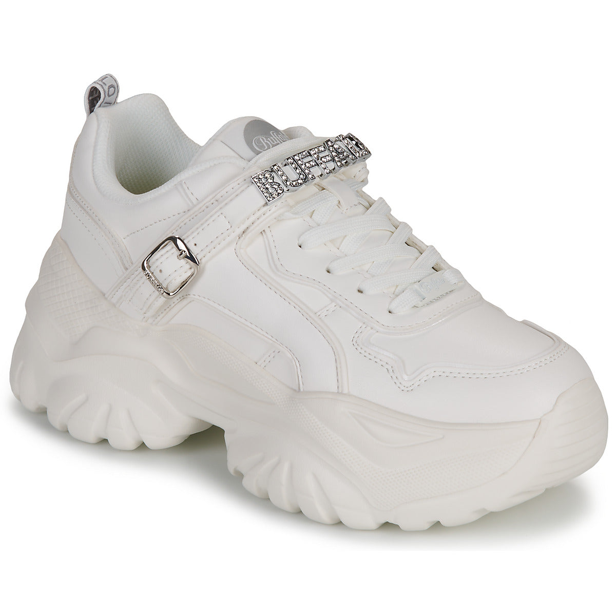 Sneakers basse Donna Buffalo BLISS GLAM Bianco
