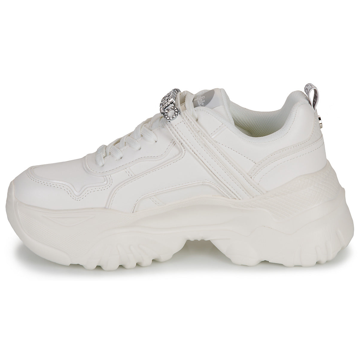 Sneakers basse Donna Buffalo BLISS GLAM Bianco