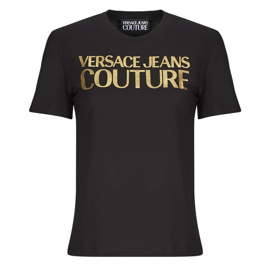 T-shirt Donna Versace Jeans Couture 78HAHT01 Nero