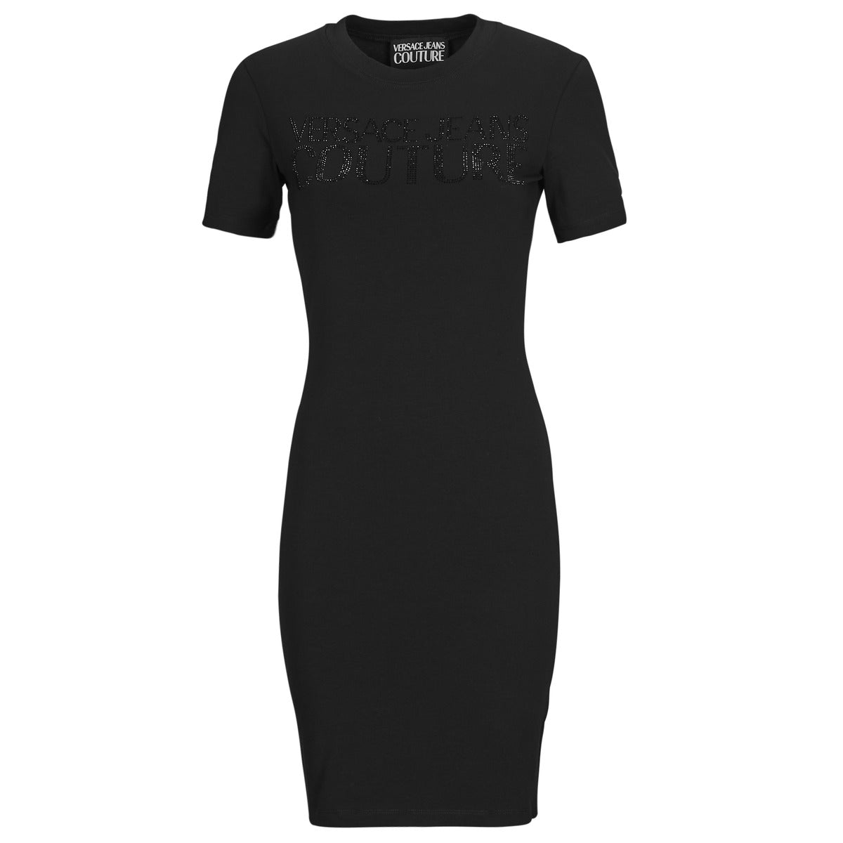 Abito corto Donna Versace Jeans Couture 78HAOS04 Nero