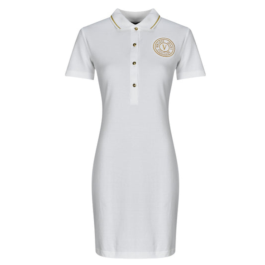 Abito corto Donna Versace Jeans Couture 78HAOT01 Bianco