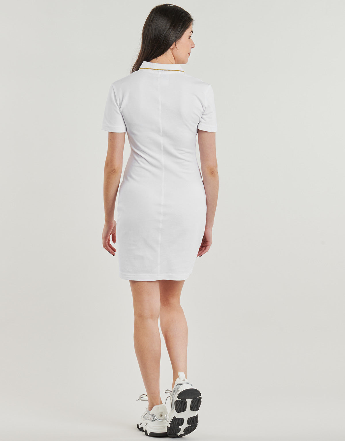 Abito corto Donna Versace Jeans Couture 78HAOT01 Bianco