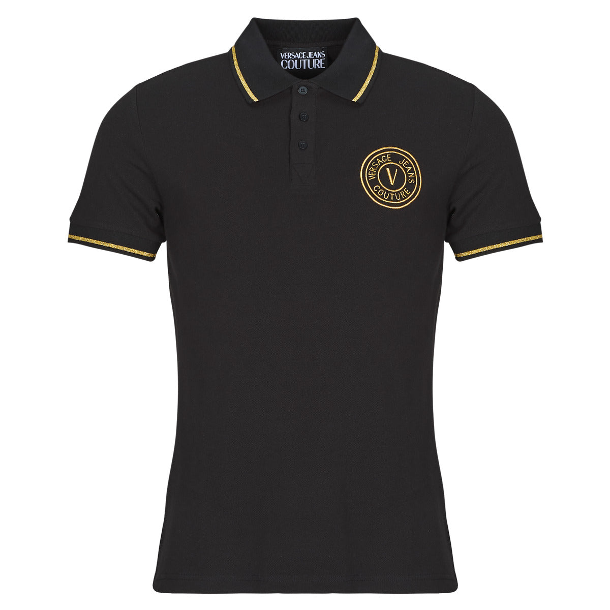 Polo Uomo Versace Jeans Couture 78GAGT00 Nero