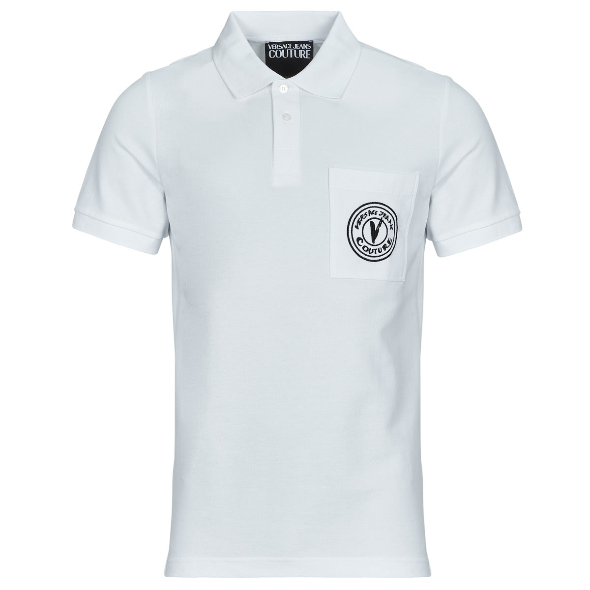 Polo Uomo Versace Jeans Couture 78GAGT01 Bianco
