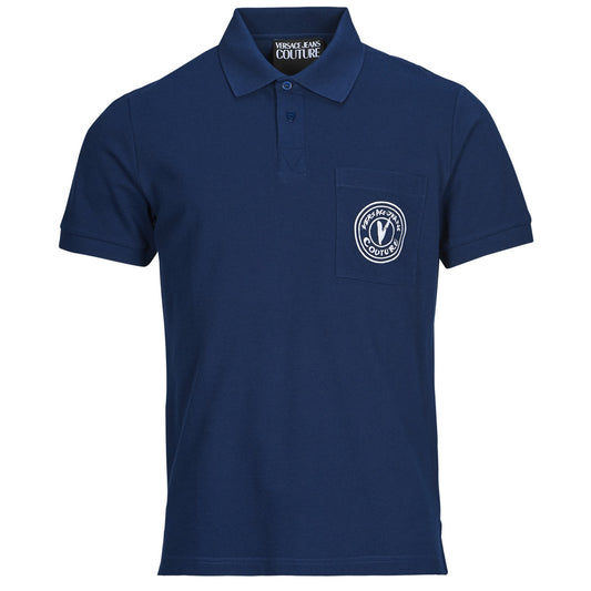 Polo Uomo Versace Jeans Couture 78GAGT01 Blu