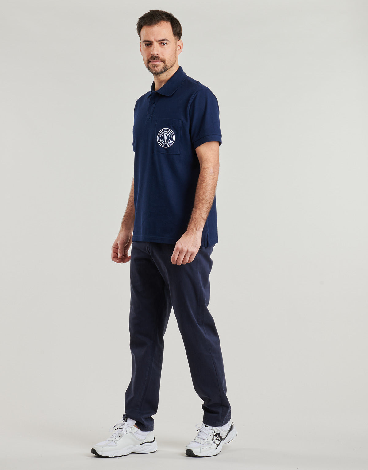 Polo Uomo Versace Jeans Couture 78GAGT01 Blu