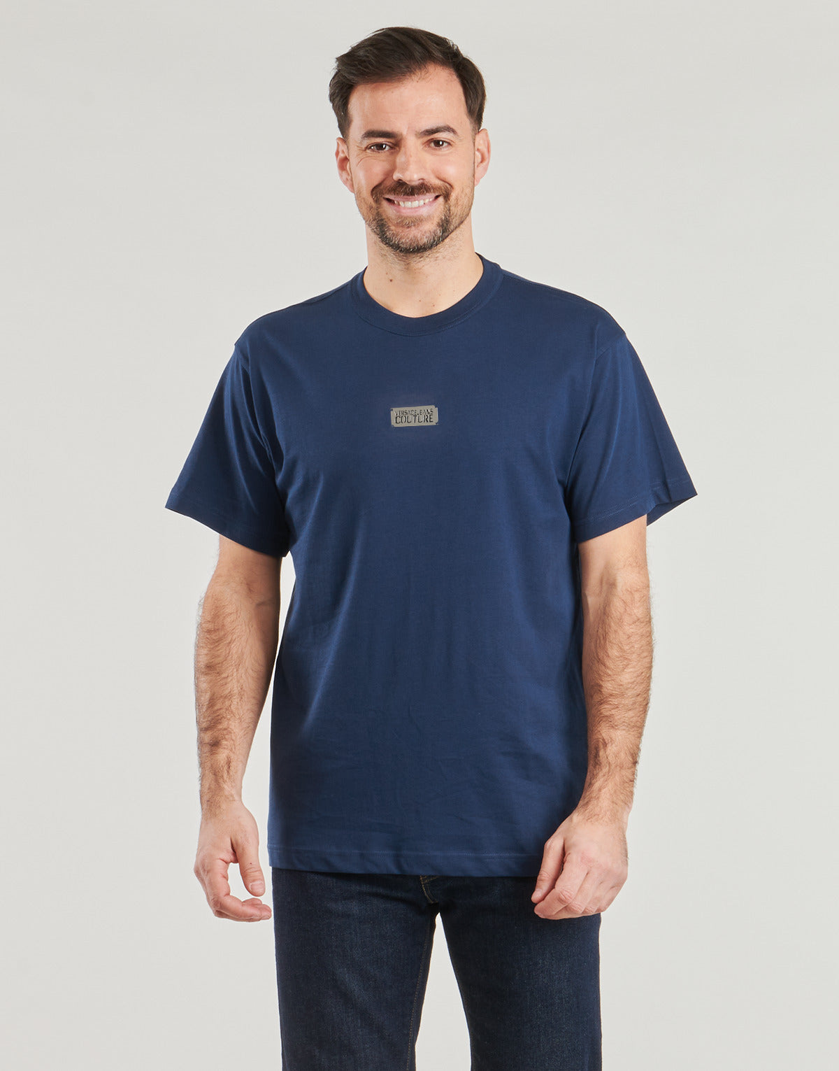 T-shirt Uomo Versace Jeans Couture 78GAHT08 Blu