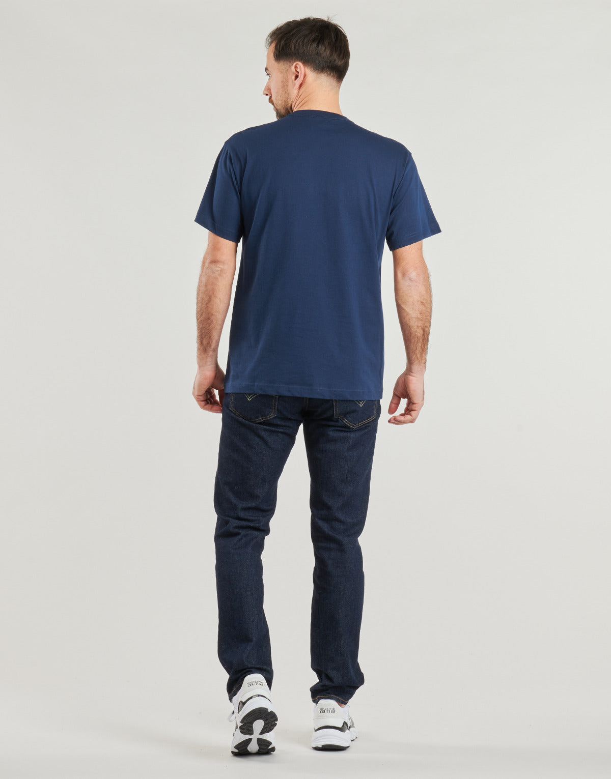 T-shirt Uomo Versace Jeans Couture 78GAHT08 Blu