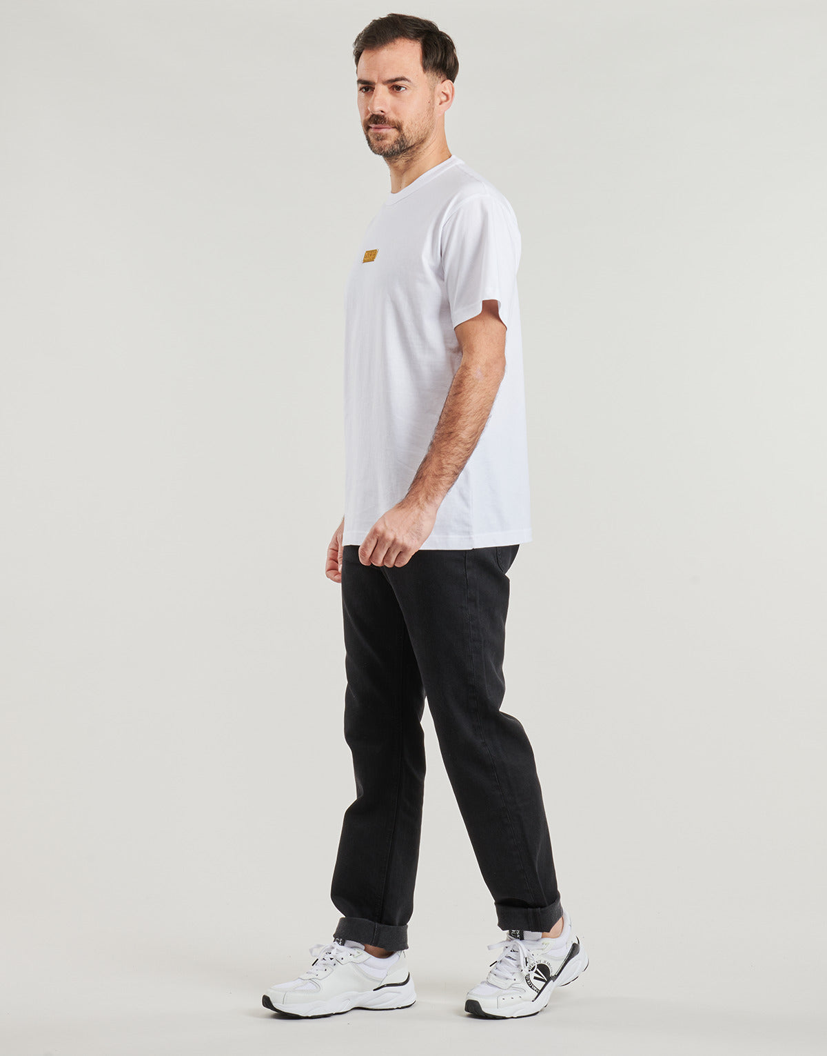 T-shirt Uomo Versace Jeans Couture 78GAHT08 Bianco