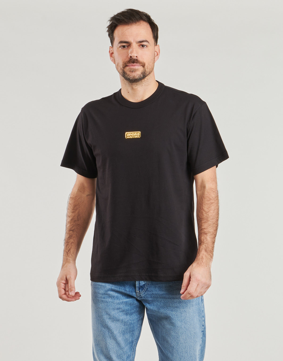 T-shirt Uomo Versace Jeans Couture 78GAHT08 Nero