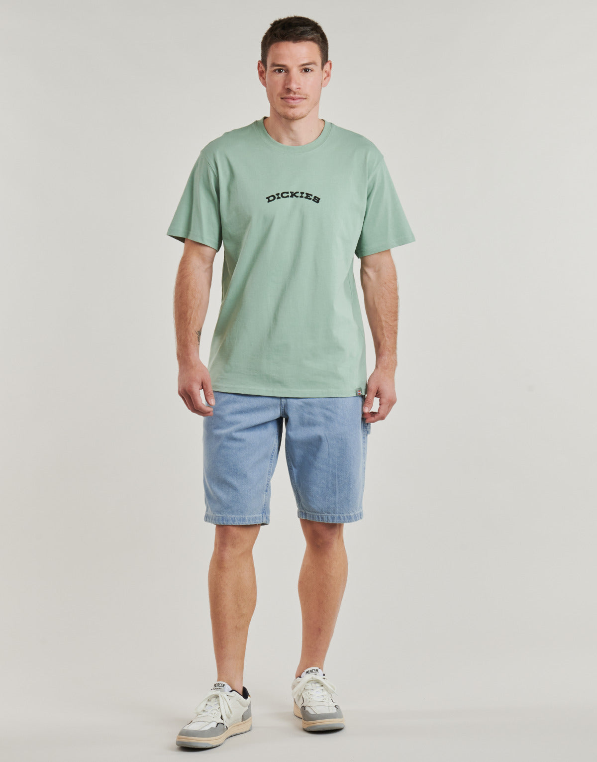 Pantaloni corti Uomo Dickies GARYVILLE DENIM SHORT Blu