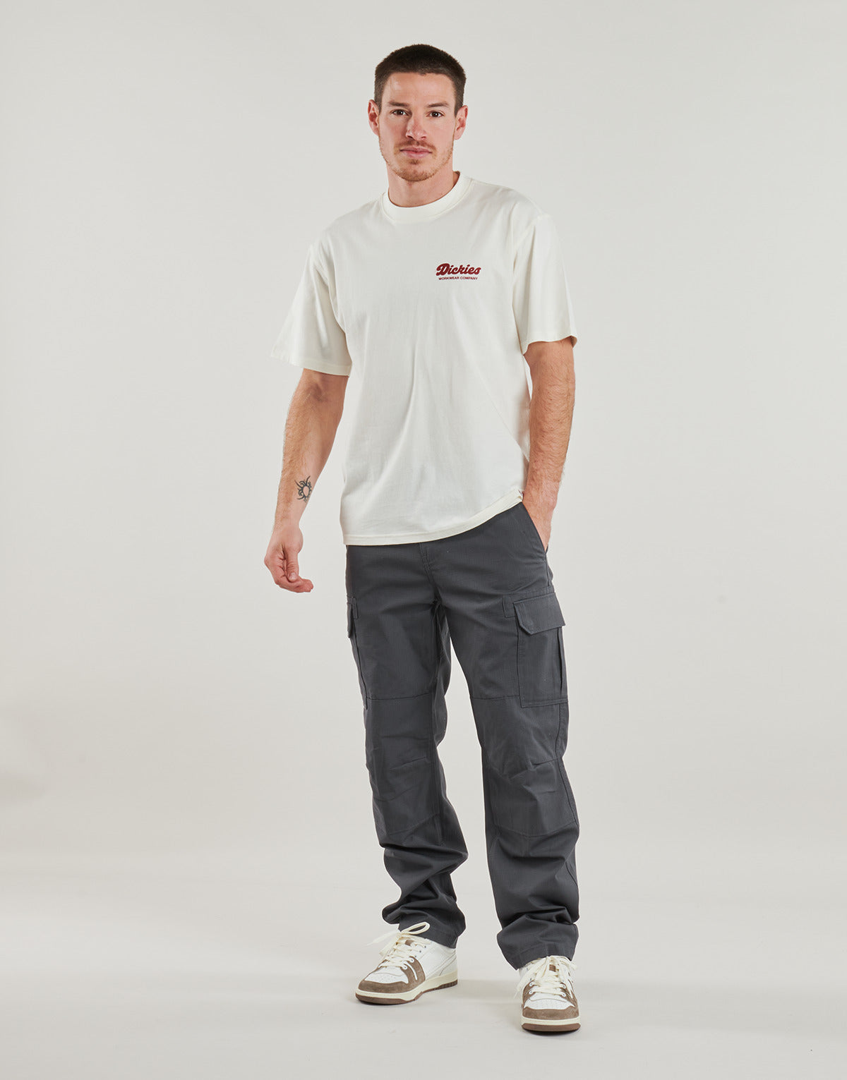Pantalone Cargo Uomo Dickies MILLERVILLE Grigio