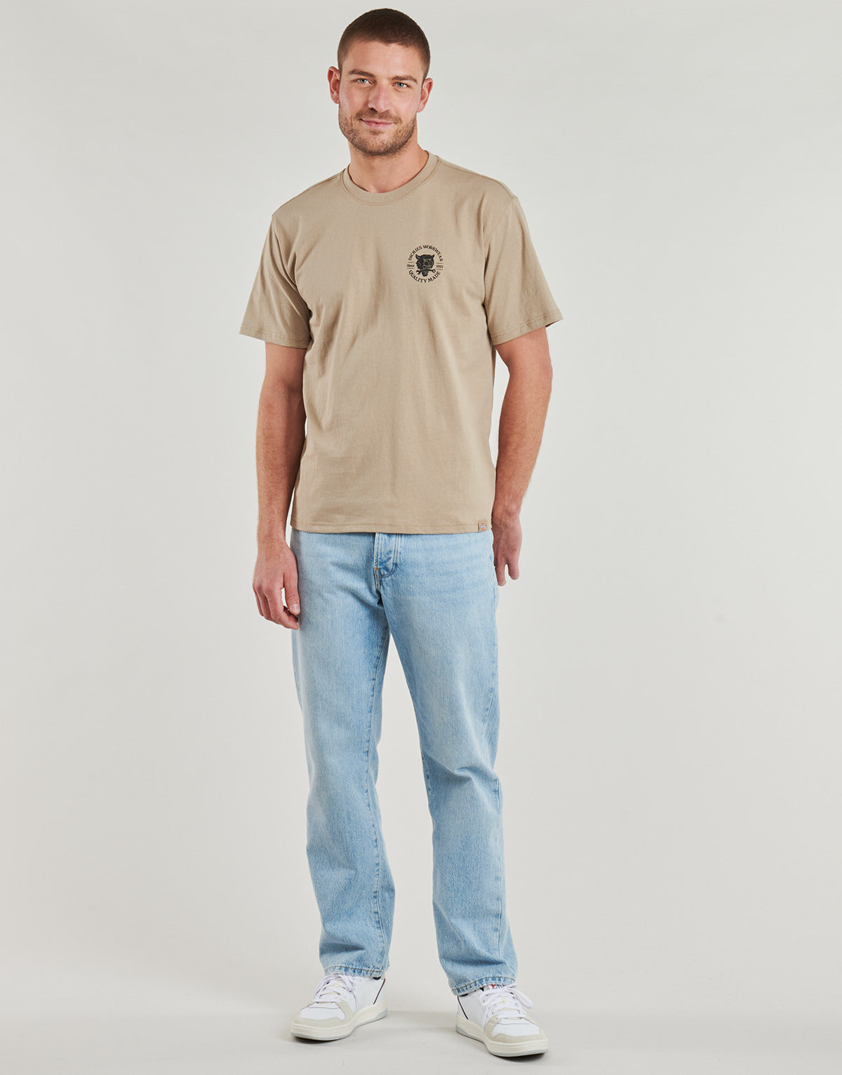 T-shirt Uomo Dickies WRENCH SS TEE Beige