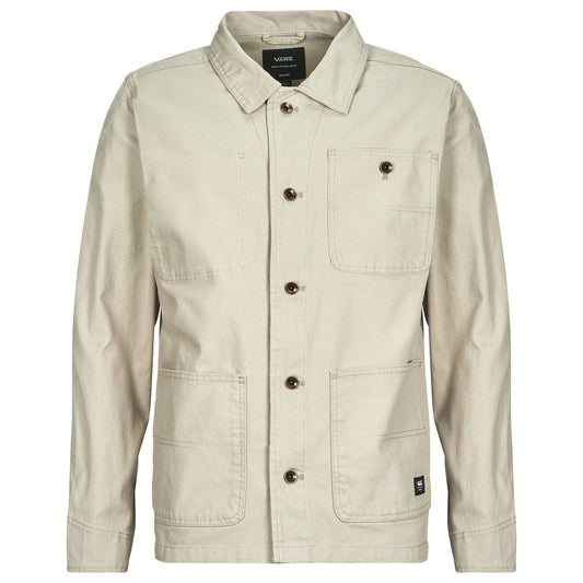 Giacca Uomo Vans Drill Chore Canvas Jacket Beige