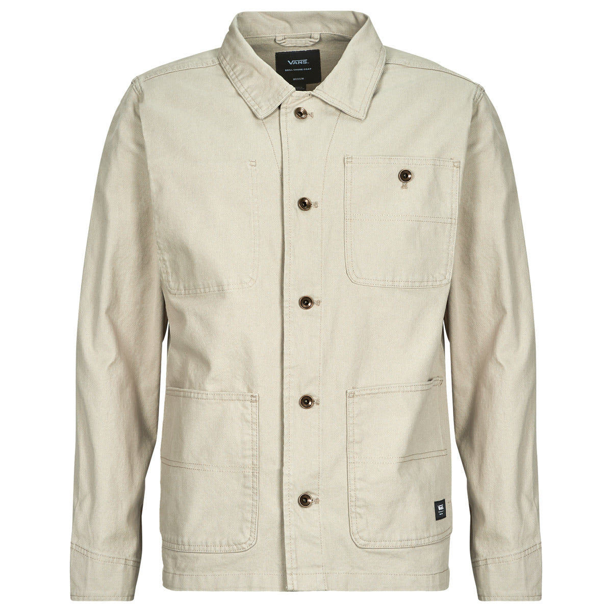 Giacca Uomo Vans Drill Chore Canvas Jacket Beige