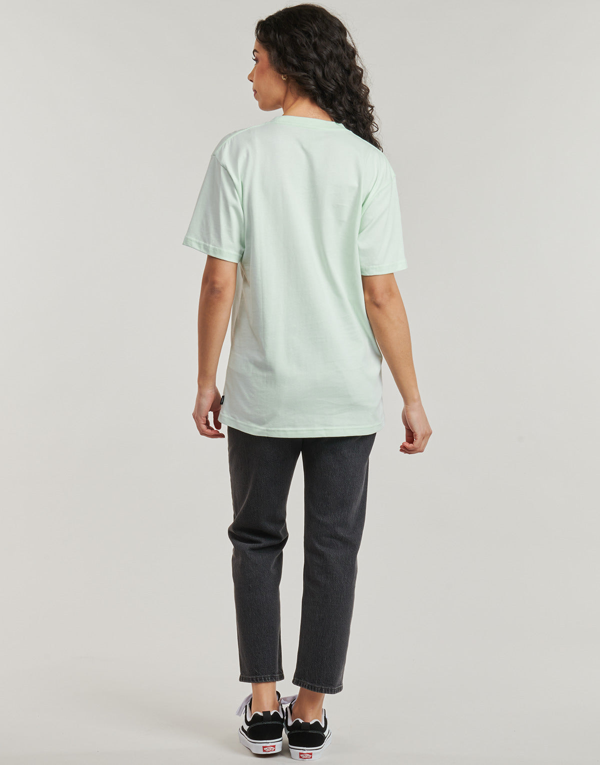 T-shirt Donna Vans LEFT CHEST LOGO TEE EM Verde