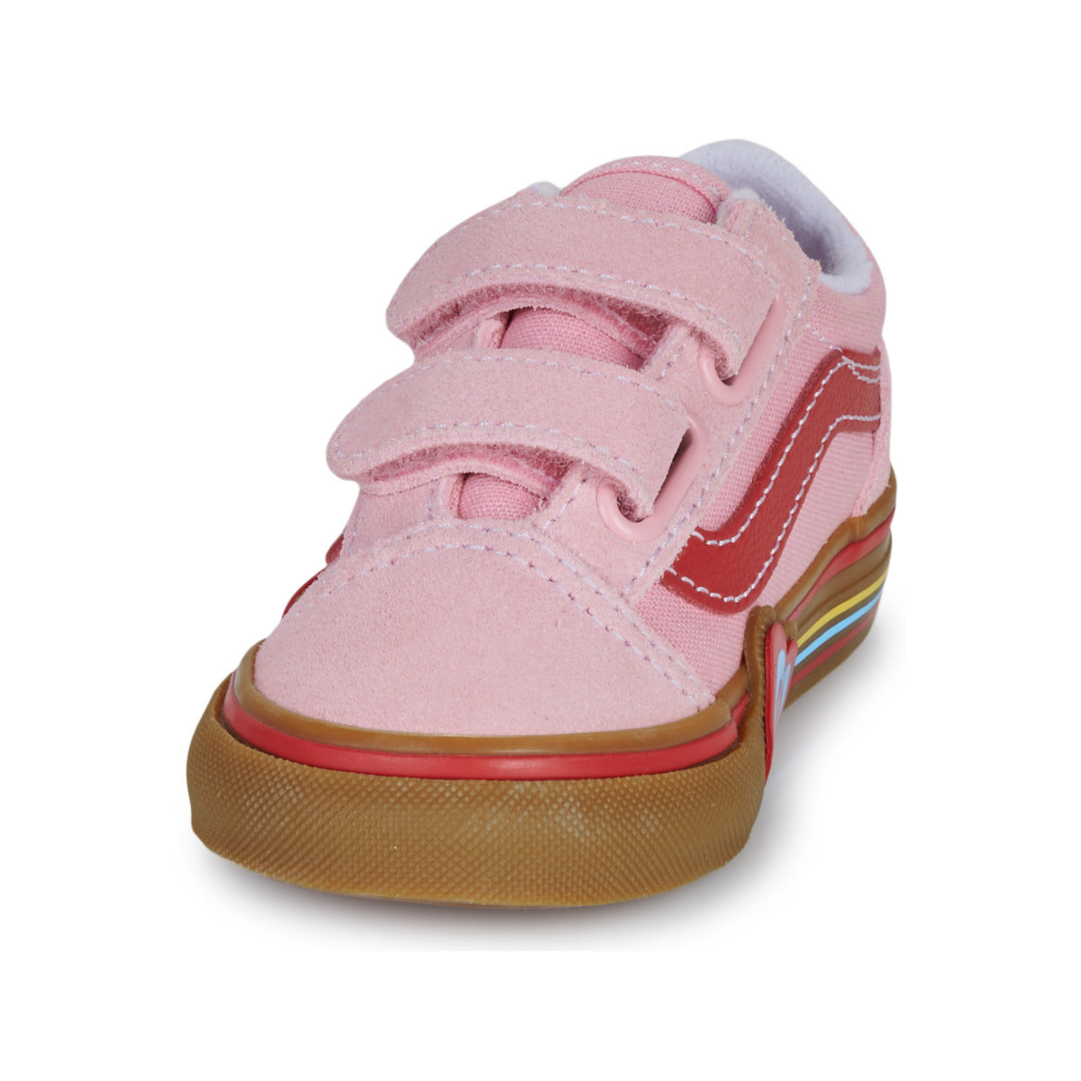Scarpe bambini ragazza Vans Old Skool V Heart Rosa