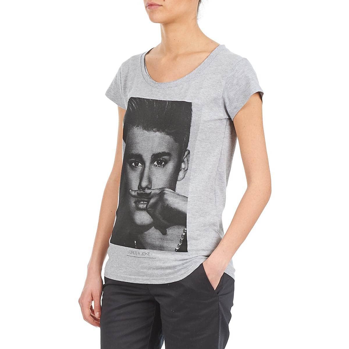 T-shirt Donna Eleven Paris BIEBER W Grigio