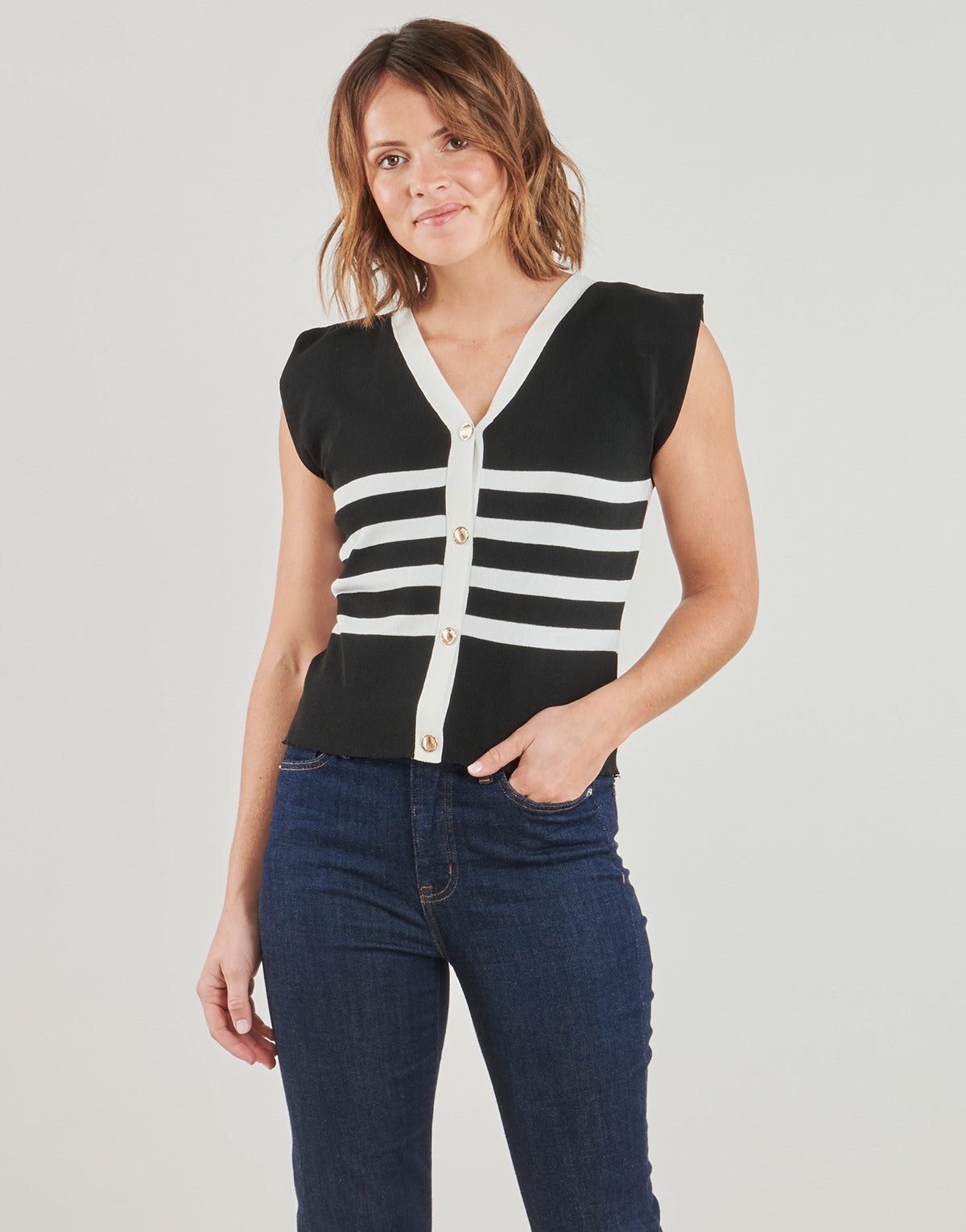 Camicetta Donna Betty London LANA Nero