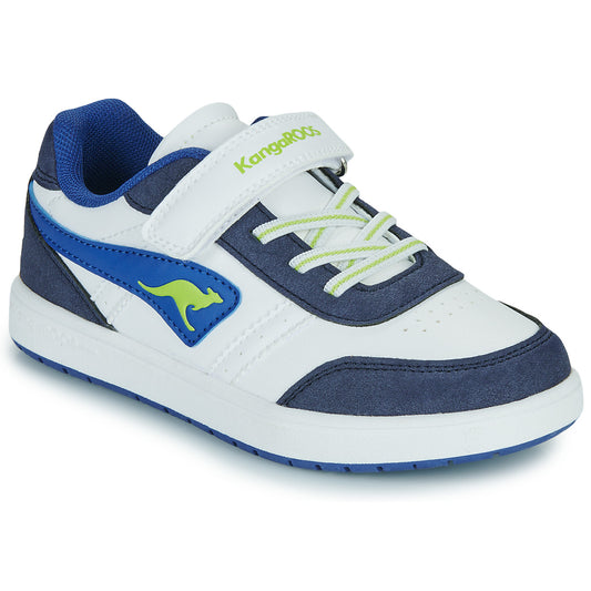 Scarpe bambini ragazzo Kangaroos K-CA Shaggy EV Bianco