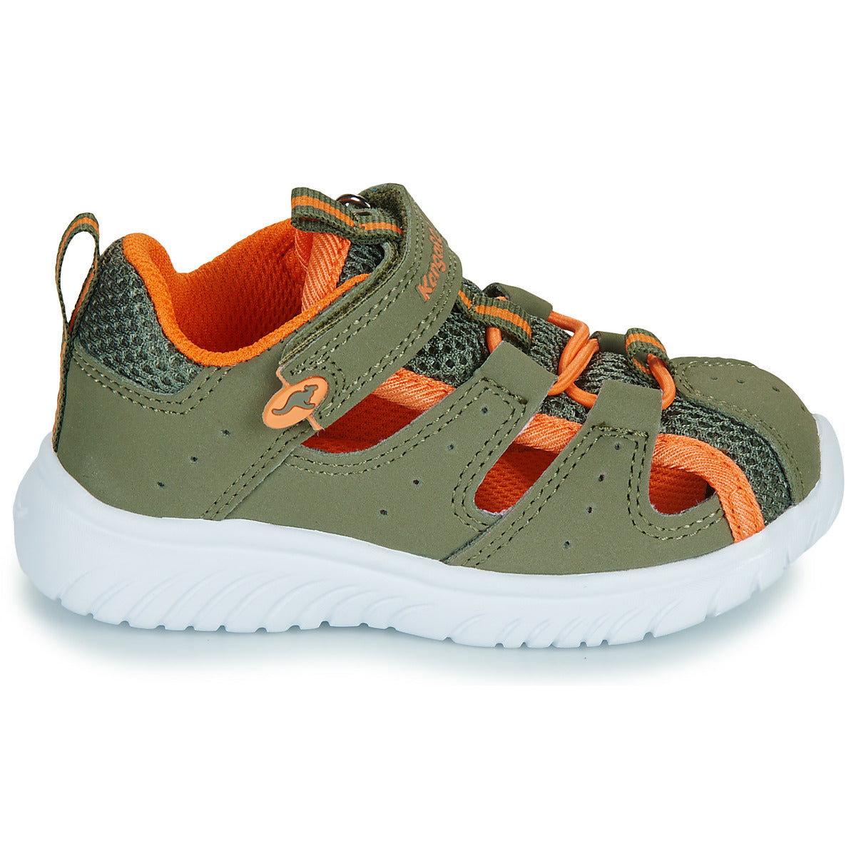 Sandali bambini ragazzo Kangaroos KI-Rock Lite EV Kaki