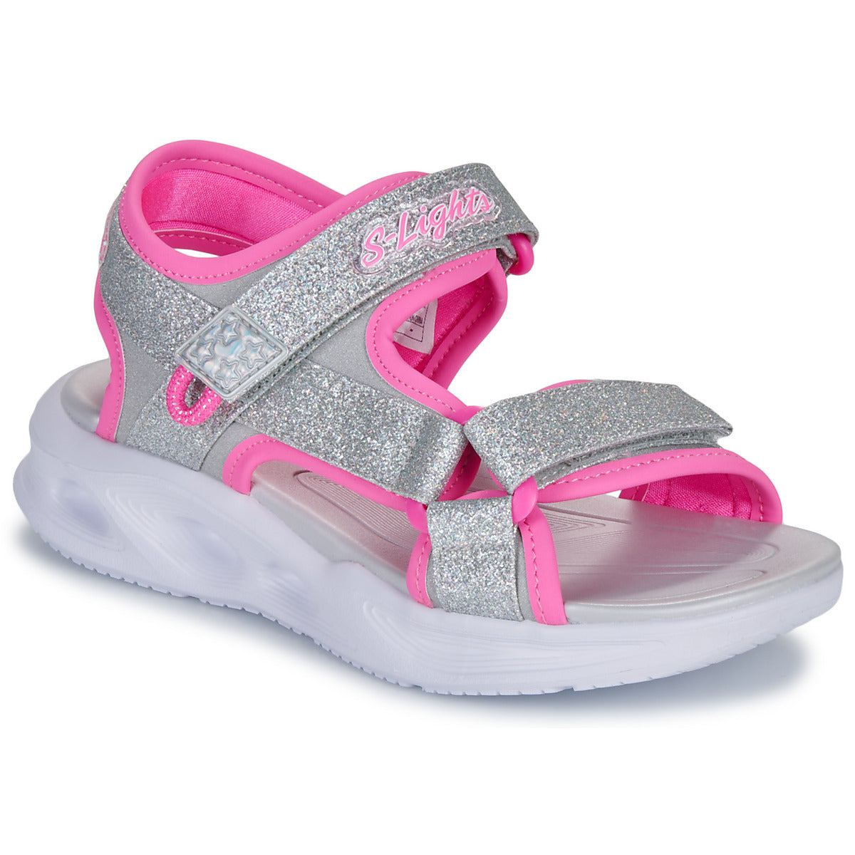 Sandali bambini ragazza Skechers 303024L-SLHP Argento