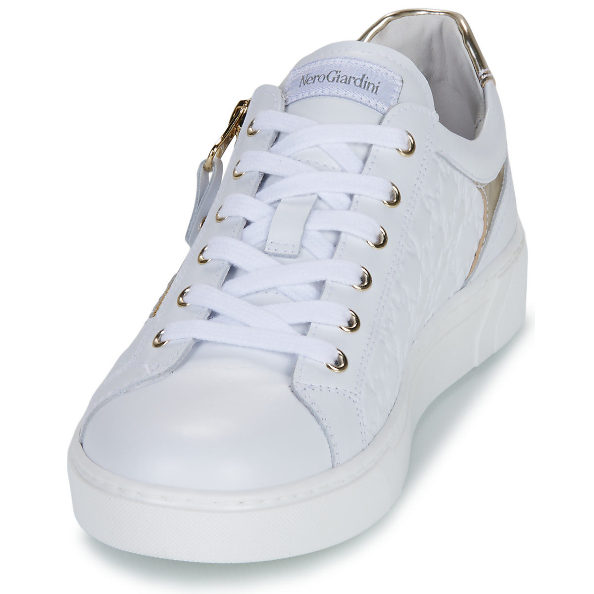 Sneakers basse Donna NeroGiardini E513001D Bianco