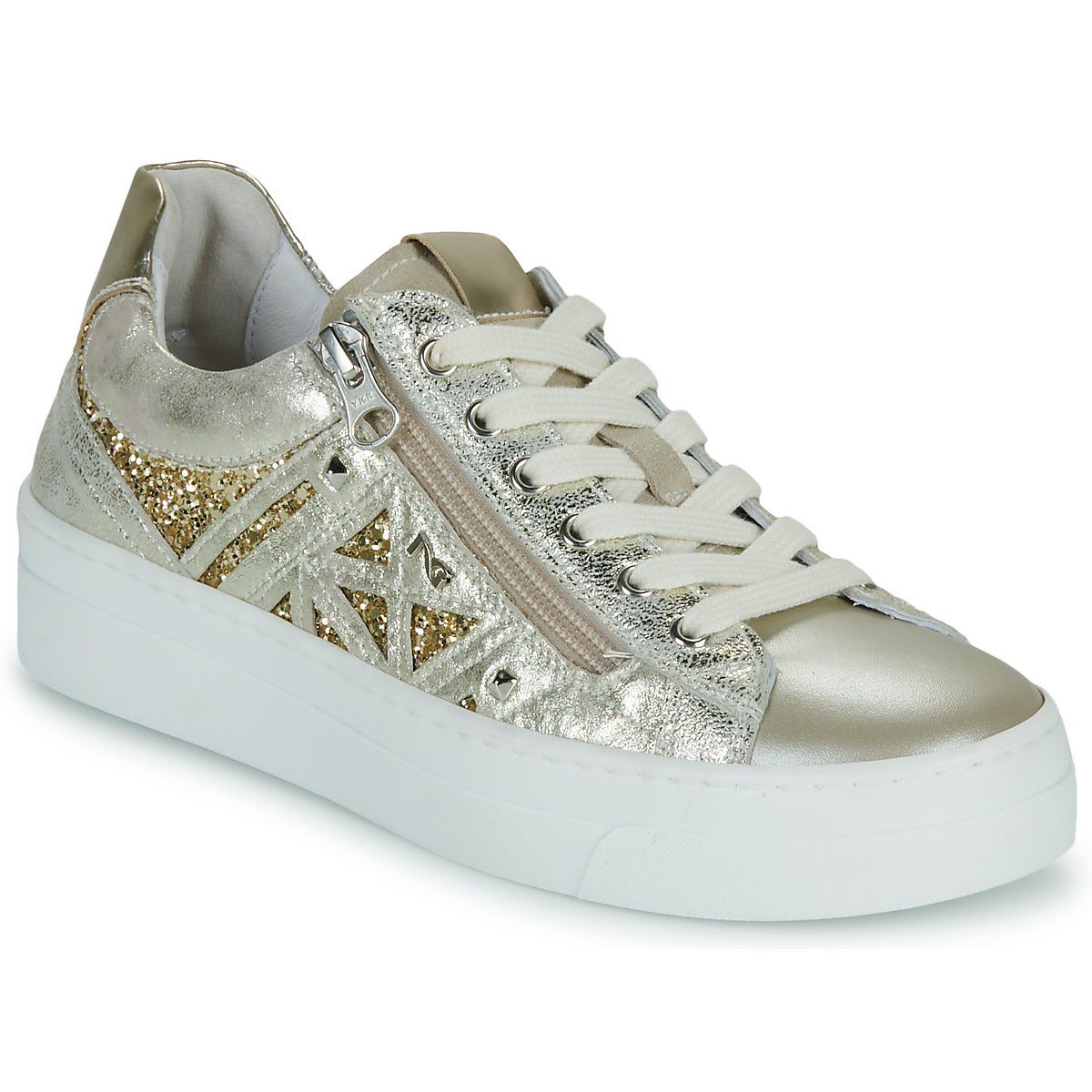 Sneakers basse Donna NeroGiardini E513010D Oro