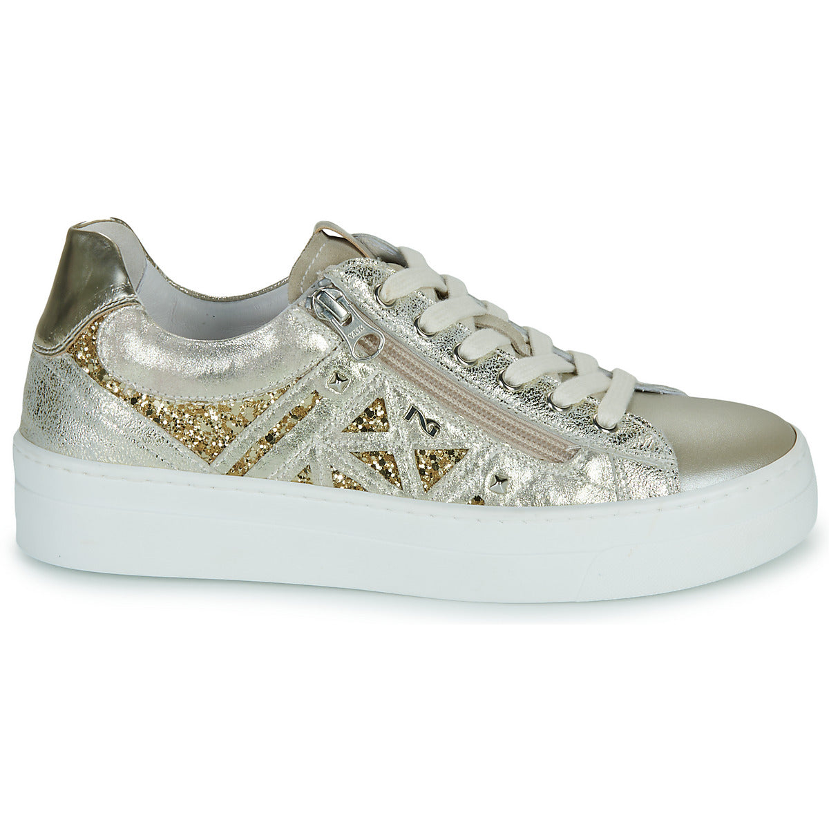 Sneakers basse Donna NeroGiardini E513010D Oro