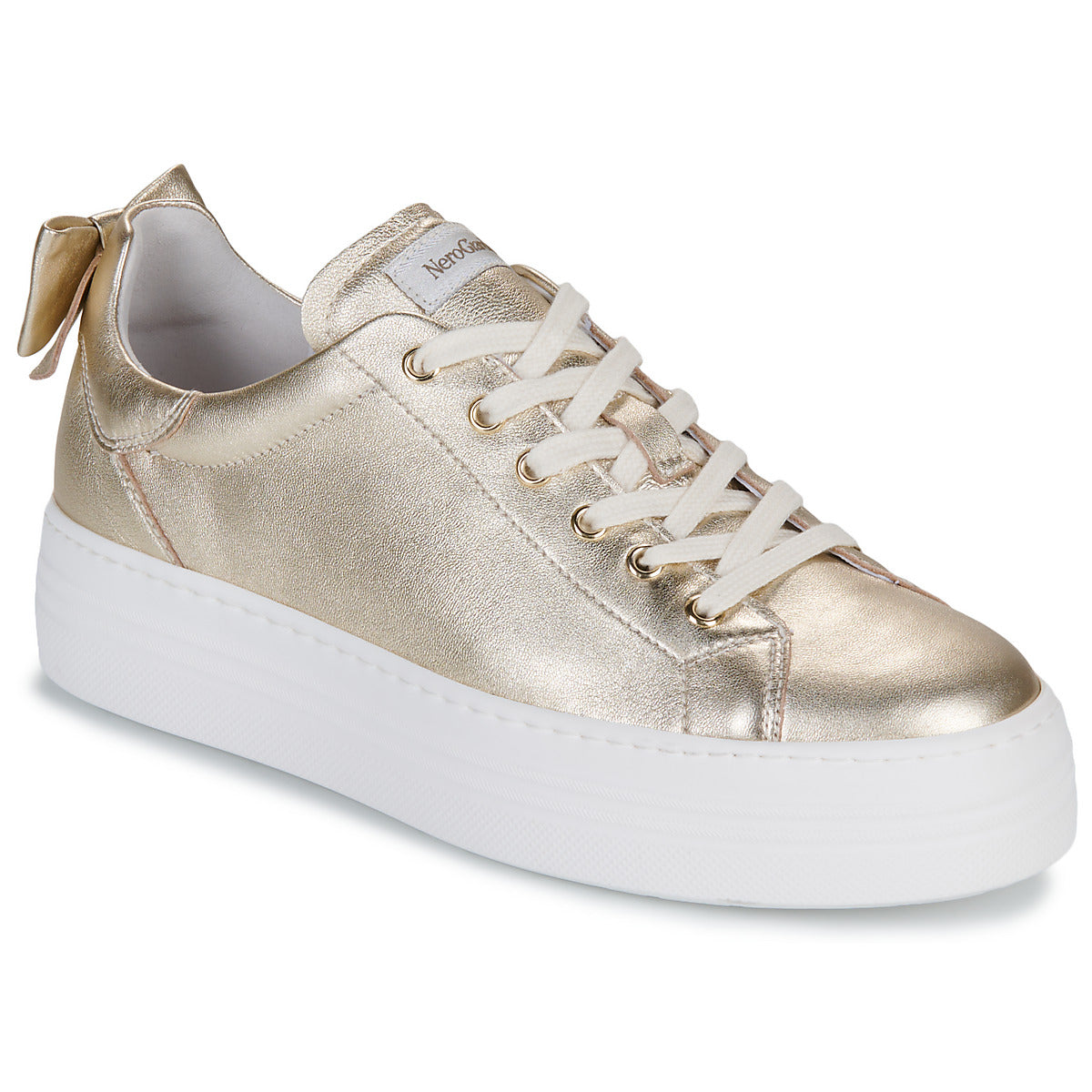 Sneakers basse Donna NeroGiardini E513020D Oro