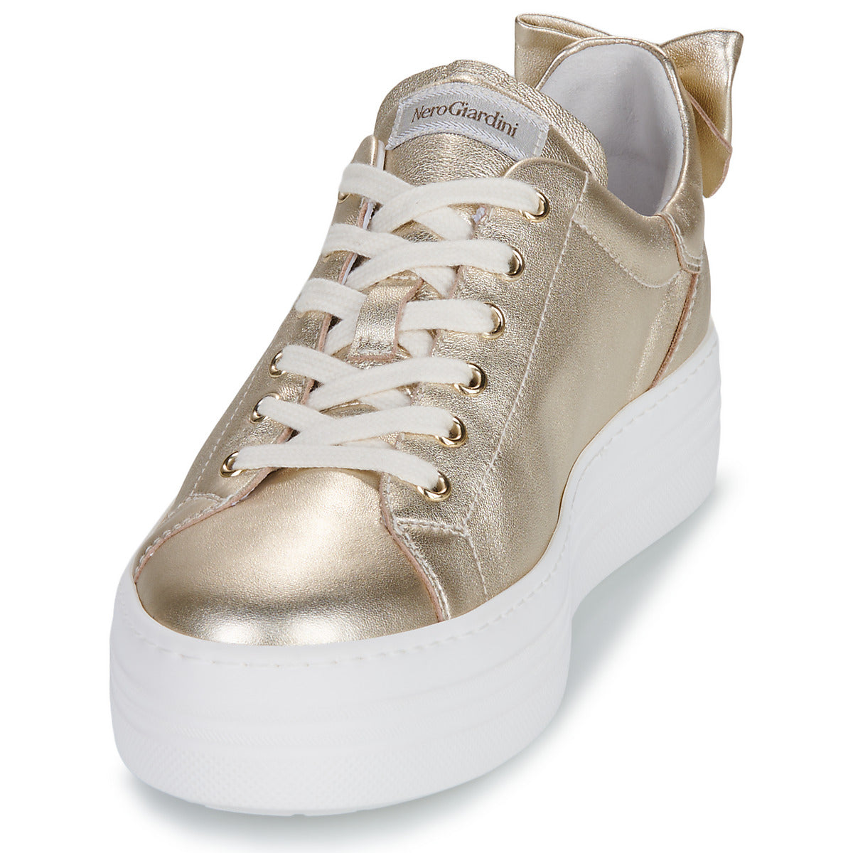 Sneakers basse Donna NeroGiardini E513020D Oro