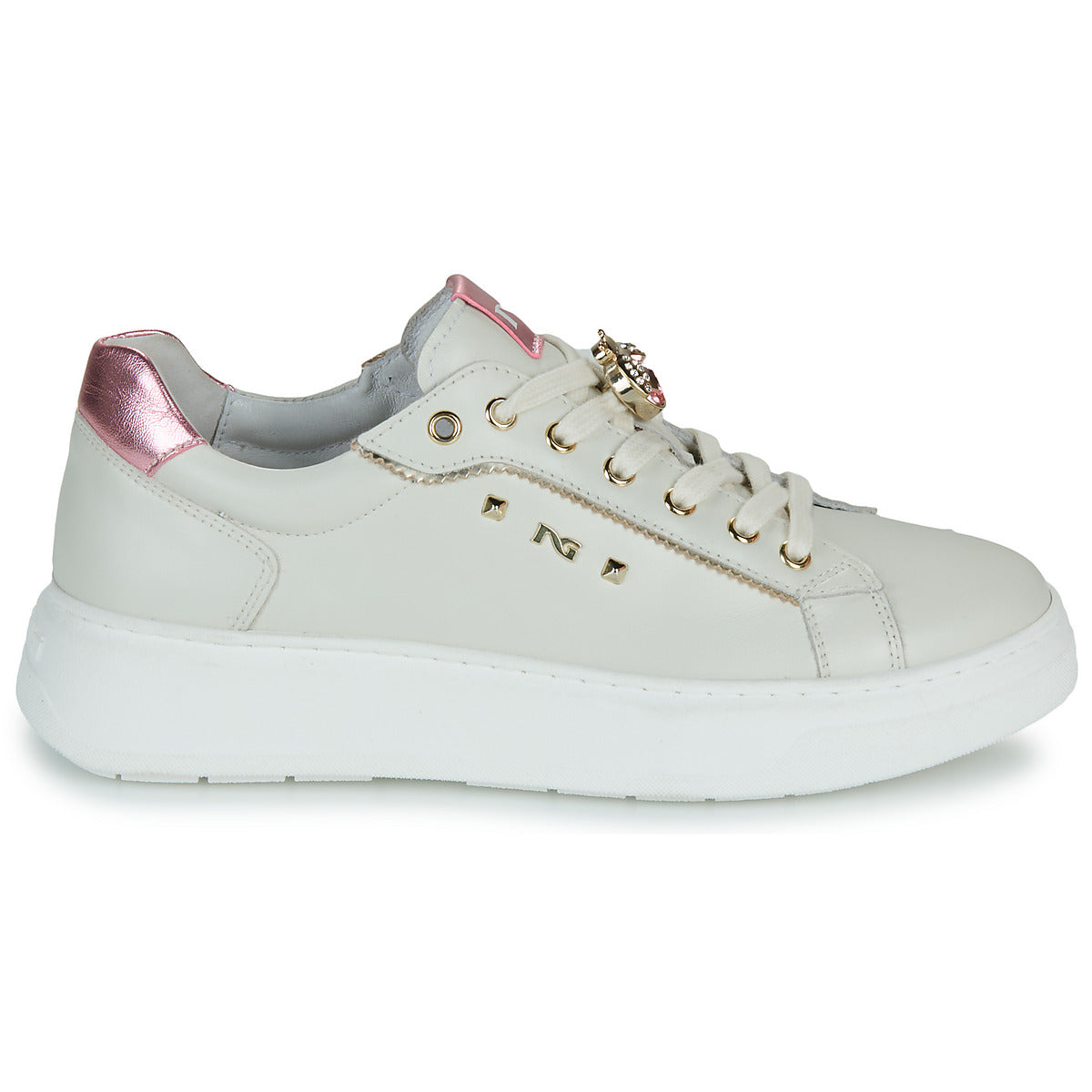 Sneakers basse Donna NeroGiardini E513060D Bianco
