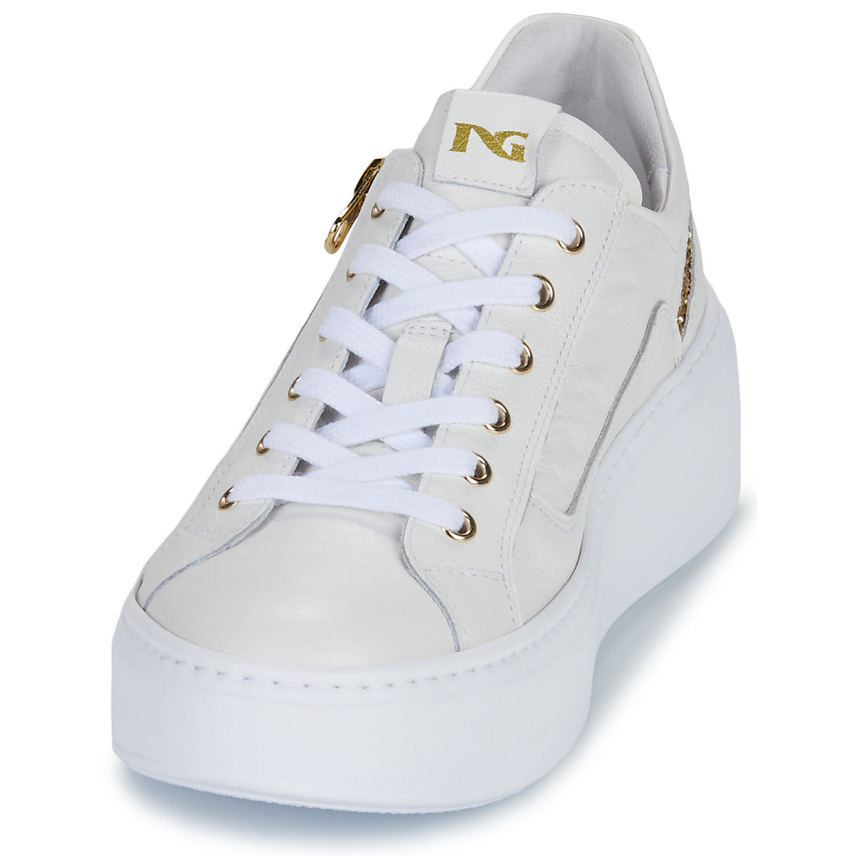 Sneakers basse Donna NeroGiardini E513081D Bianco