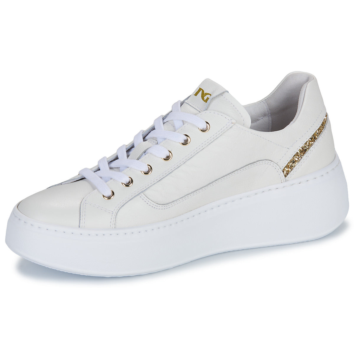 Sneakers basse Donna NeroGiardini E513081D Bianco