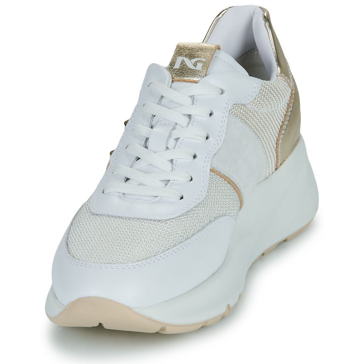 Sneakers basse Donna NeroGiardini E512862D Bianco