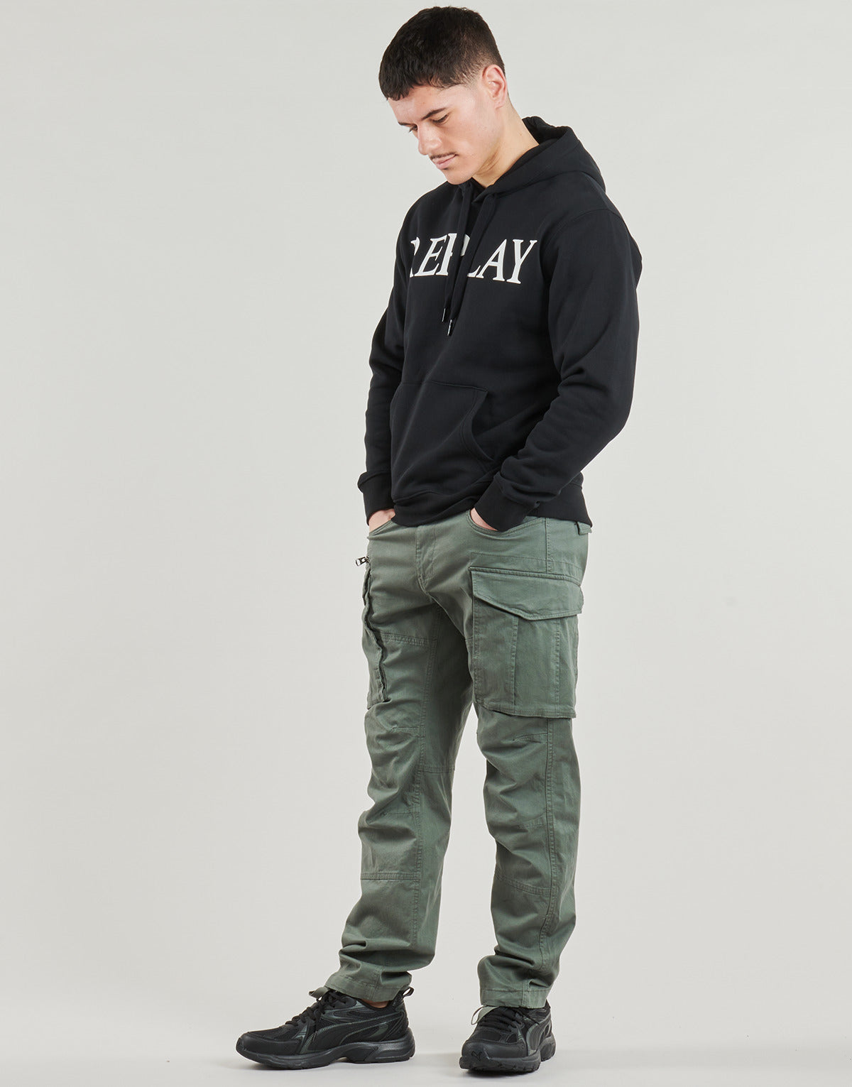 Pantalone Cargo Uomo Replay JOE PANTS Kaki