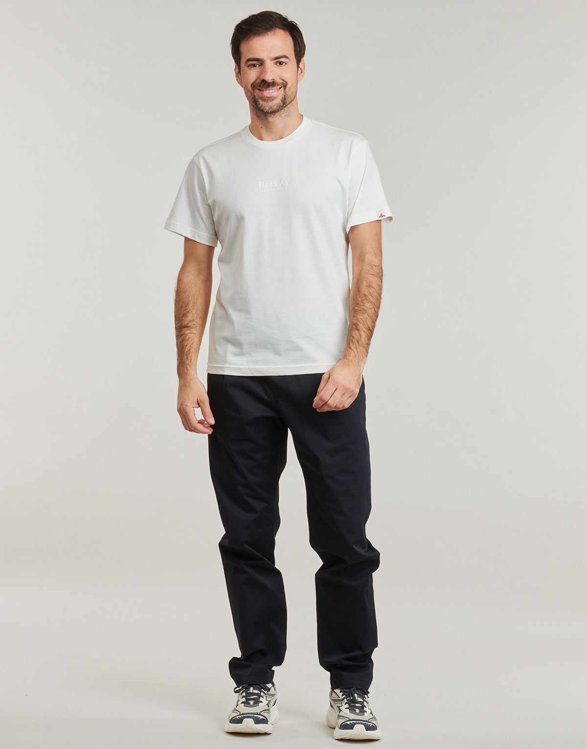 Pantalone Uomo Replay PANTS Nero